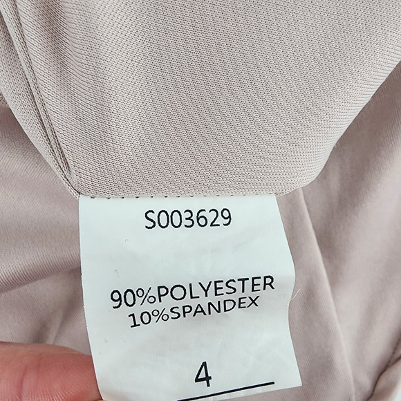 Showpo Common Muse Maxi Dress 0 Tulip Slit Strapless Ties Formal Stone Beige - Picture 14 of 15